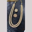 FS Collection Glamorous Kundan Stone Long Necklace Set