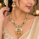 FS Collection Elegant Pota Stone Pearl And Beads Necklace Set