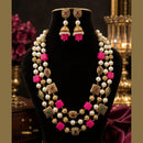 FS Collection Elegant Pota Stone And Beads Necklace Set