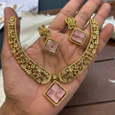 FS Collection Graceful American Diamond Necklace Set for for Special Occasions