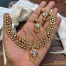 FS Collection Graceful American Diamond Necklace Set for for Special Occasions