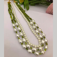 FS Collection Unique Pearl And Beaded Necklace for Traditional Wear