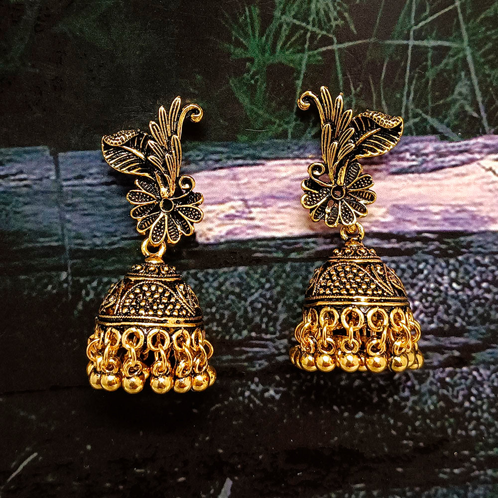 Darshana Jewels Gold Plated Dangler Earrings