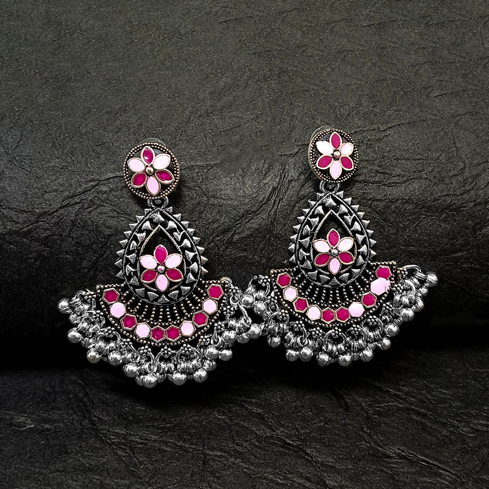 Darshana Jewels Oxidised Plated Dangler Earrings