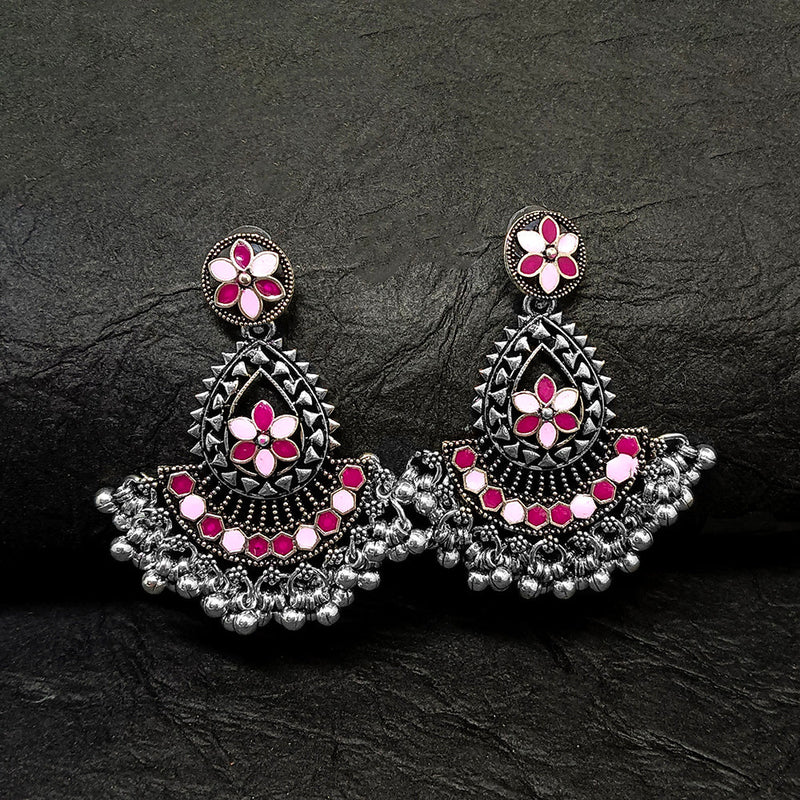 Darshana Jewels Oxidised Plated Dangler Earrings