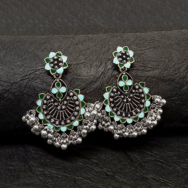 Darshana Jewels Oxidised Plated Dangler Earrings