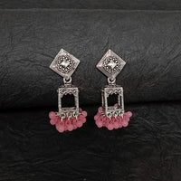 Darshana Jewels Oxidised Plated Jhumki Earrings