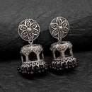 Darshana Jewels Oxidised Plated Jhumki Earrings