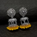 Darshana Jewels Oxidised Plated Jhumki Earrings