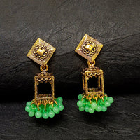 Darshana Jewels Gold Plated Jhumki Earrings