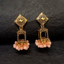 Darshana Jewels Gold Plated Jhumki Earrings