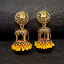 Darshana Jewels Gold Plated Jhumki Earrings