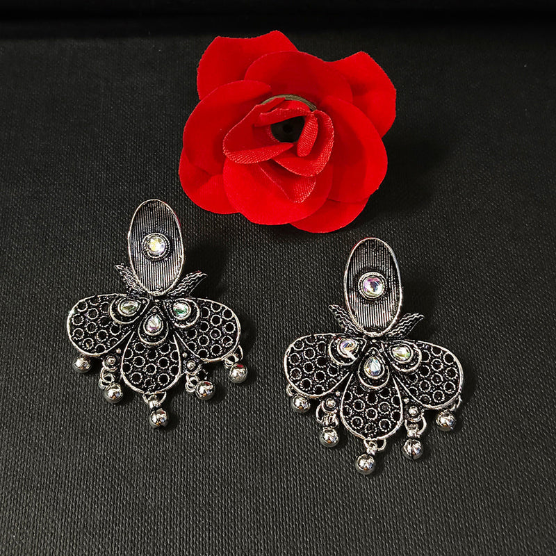 Darshana Jewels Oxidised Plated Dangler Earrings