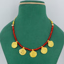 Mahavir Gold Plated Beads Necklace Set