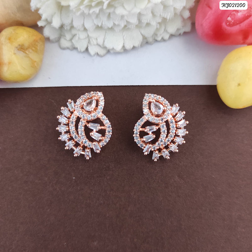 Rego Opal Earrings in 14 Karat Rose Gold 001-210-00776 | Stambaugh Jewelers  | Defiance, OH