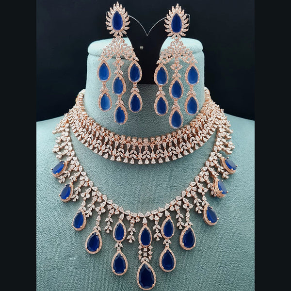 Vivah Creations American Diamond Necklace Set