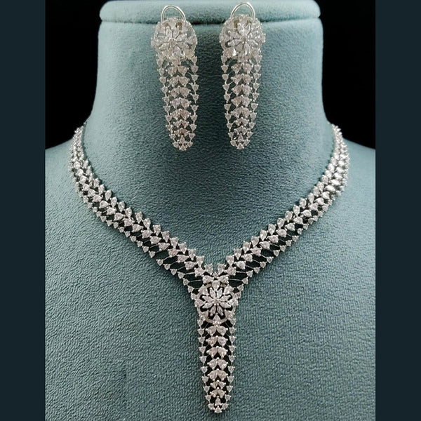 Vivah Creations American Diamond Necklace Set