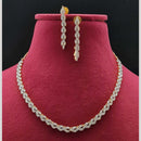 Vivah Creations Gold Plated Austrian Stone Necklace Set