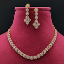 Vivah Creations Gold Plated Austrian Stone Necklace Set