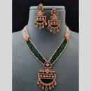Vivah Creations Gold Plated Polki Kundan And Pearl Necklace Set