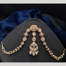 Vivah Creation Polki Kundan And Pearl Damini Maang Tikka