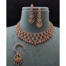 Vivah Creations Premium American Diamond Designer Choker Necklace Set