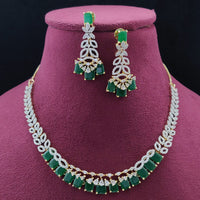 Vivah Creations Premium American Diamond Designer Necklace Set