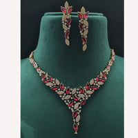 Vivah Creations Premium American Diamond Designer Necklace Set