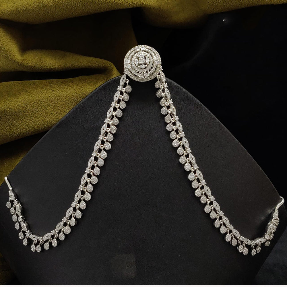 Vivah Creations Graceful American Daimond Damini Maangtikka