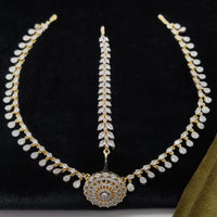 Vivah Creations Graceful American Daimond Damini Maangtikka