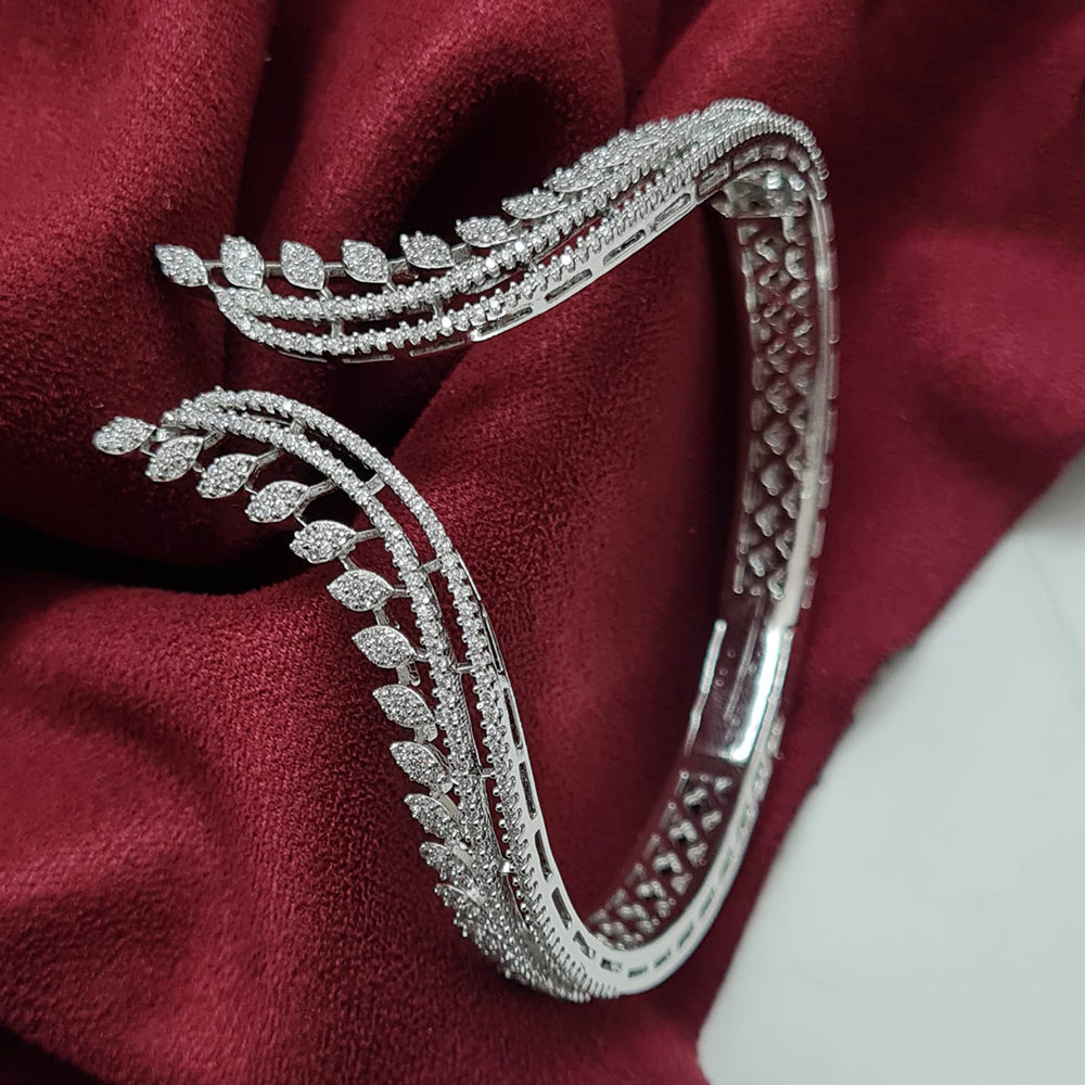 Vivha Creations Luxury American Diamond Designer Openable Bracelet