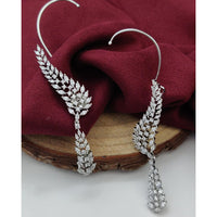 Vivah Creations Glamorous Stylish American Diamond Ear Cuff Earrings
