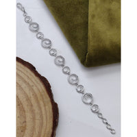 Vivha Creations Luxury American Diamond Designer Adjustable Bracelet
