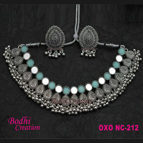 Bodhi Creation Silver Plated Choker Necklace Set