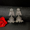 Darshana Jewels Oxidised Plated Jhumki Earrings