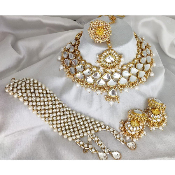 Akruti Collection Gold Plated Combo Set