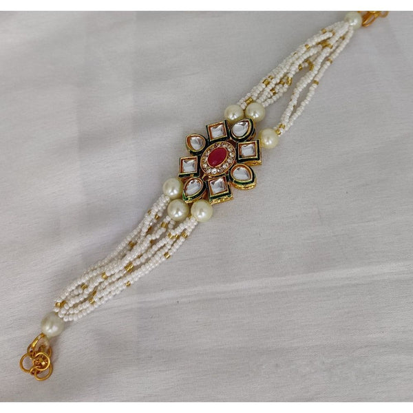 Akruti Collection Gold Plated Adjustable Bracelet