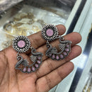 Akruti Collection Oxidised Plated Dangler Earrings