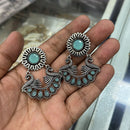 Akruti Collection Oxidised Plated Dangler Earrings