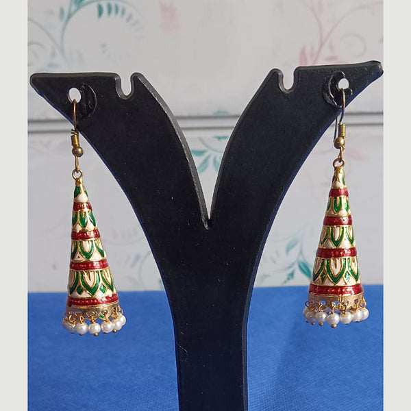 Akruti Collection Gold Plated Jhumki Earrings