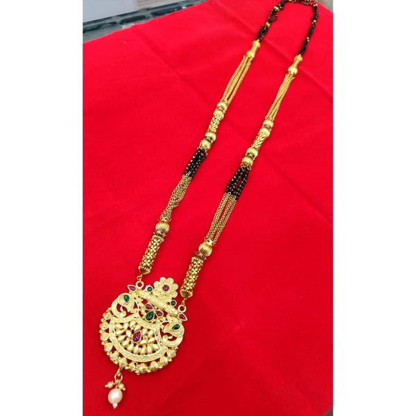 Akruti Collection Gold Plated Mangalsutra