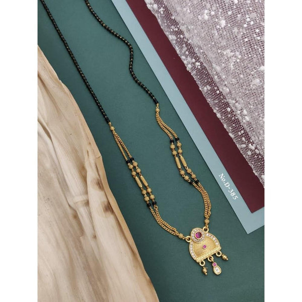 Akruti Collection Gold Plated Mangalsutra