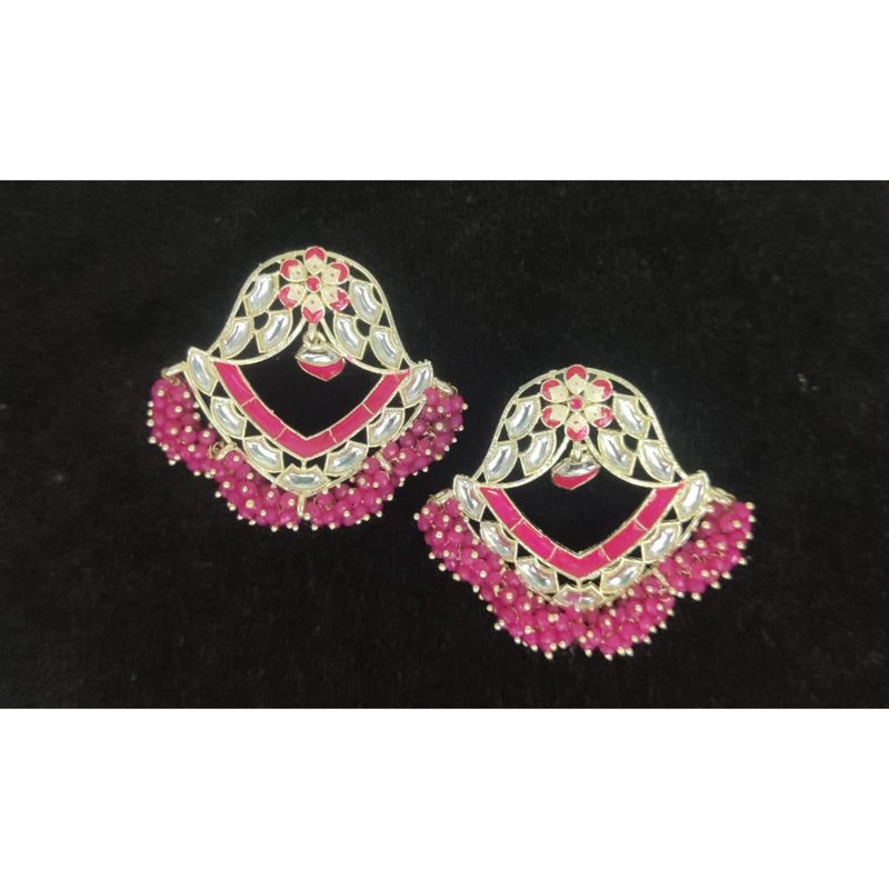 Akruti Collection Gold Plated Stud Earrings