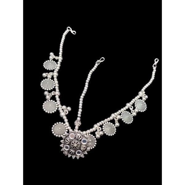 Akruti Collection Oxidised Plated Damini Mangtikka