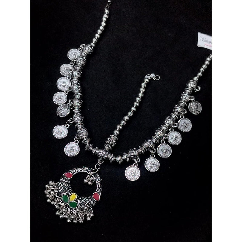 Akruti Collection Oxidised Plated Damini Mangtikka