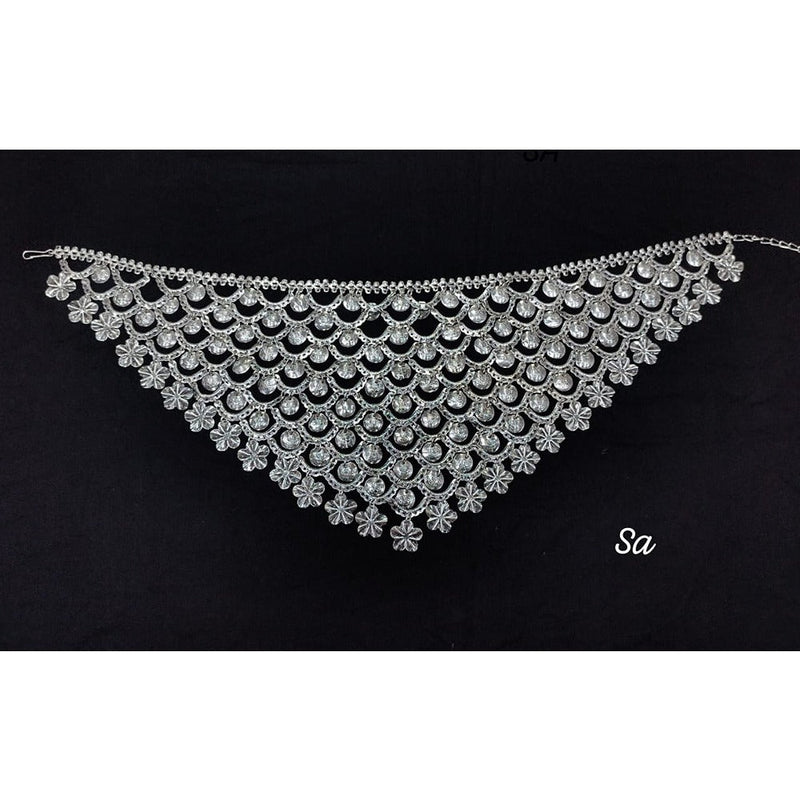 Akruti Collection Oxidised Plated Kamarbandh