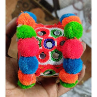 Akruti Collection Multi Color Mirror Adjustable Kada