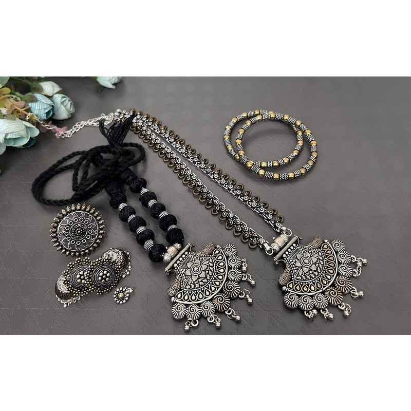 Akruti Collection 2 Tone Plated Jewellery Combo