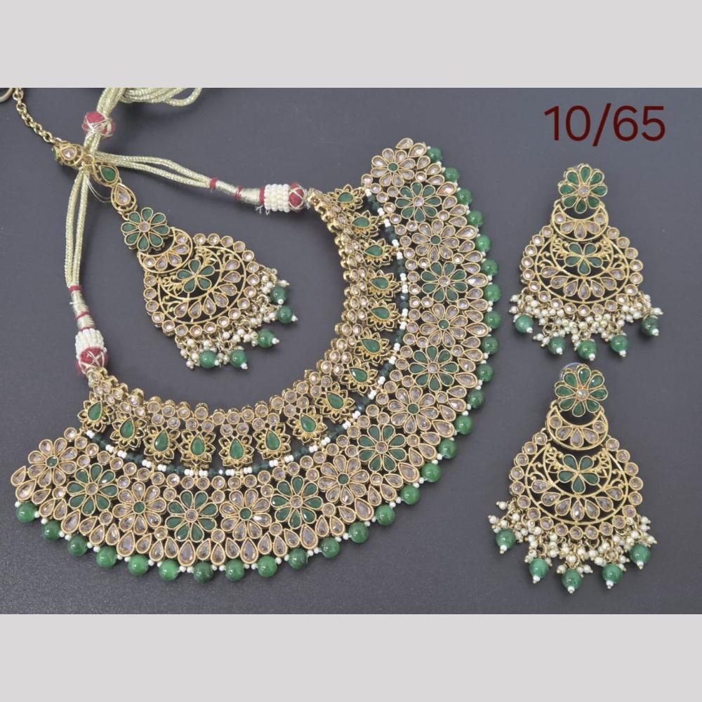 Akruti Collection Gold Plated Neckalce Set