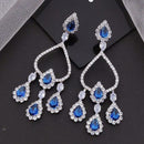 Akruti Collection Sparkling AD Dangler Earrings | Festive & Ethnic Wear